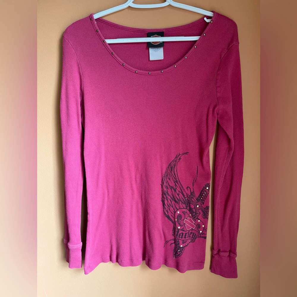 Harley Davidson womans top- XL (fits more like L)